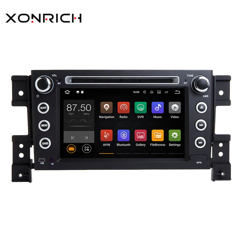 

Xonrich Car Multimedia Player 2 Din Android 8.1 AutoRadio For Grand Vitara 2005-2013 Stereo GPS Navigation DVD Stereo Video Wifi