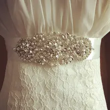 Горный хрусталь свадебный пояс, свадебный пояс, слоновая кость свадебный пояс горный хрусталь и жемчуг пояс с цветами для девушки