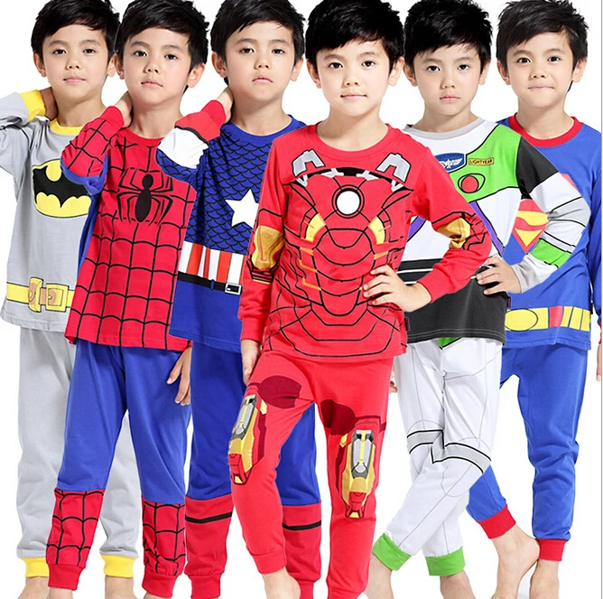 

2016 Boys Pijamas Kids Set Children's Pyjamas Clothing Sets Kids Pajamas Baby 2-7 Year Top+ShortsCartoon Pyjama Enfant Sleepwear