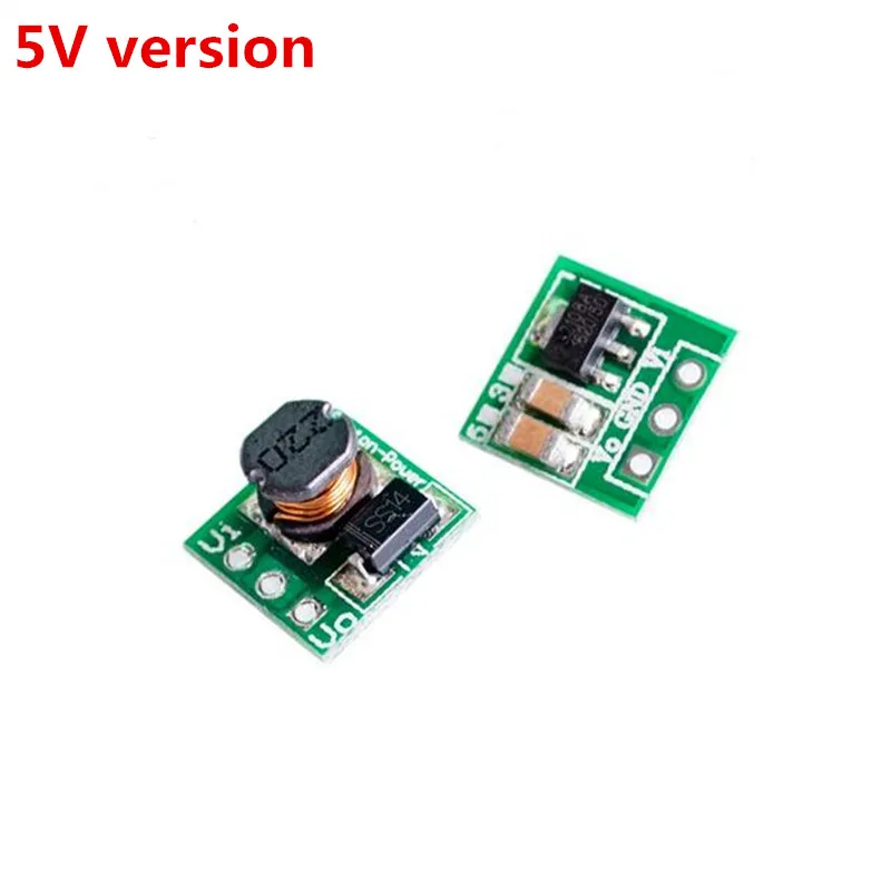5pcs/lot 1.5V 1.8V 2.5V 3V 3.3V 3.7V 4.2V to 5V DC-DC boost conversion module T64