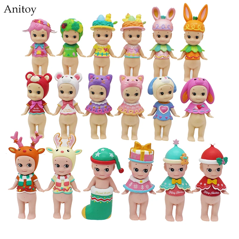 

6 pcs/set Sonny Angel Valentine's Day Series Easter Series Christmas Series PVC Figures Collectible Model Toys 7.5-10cm
