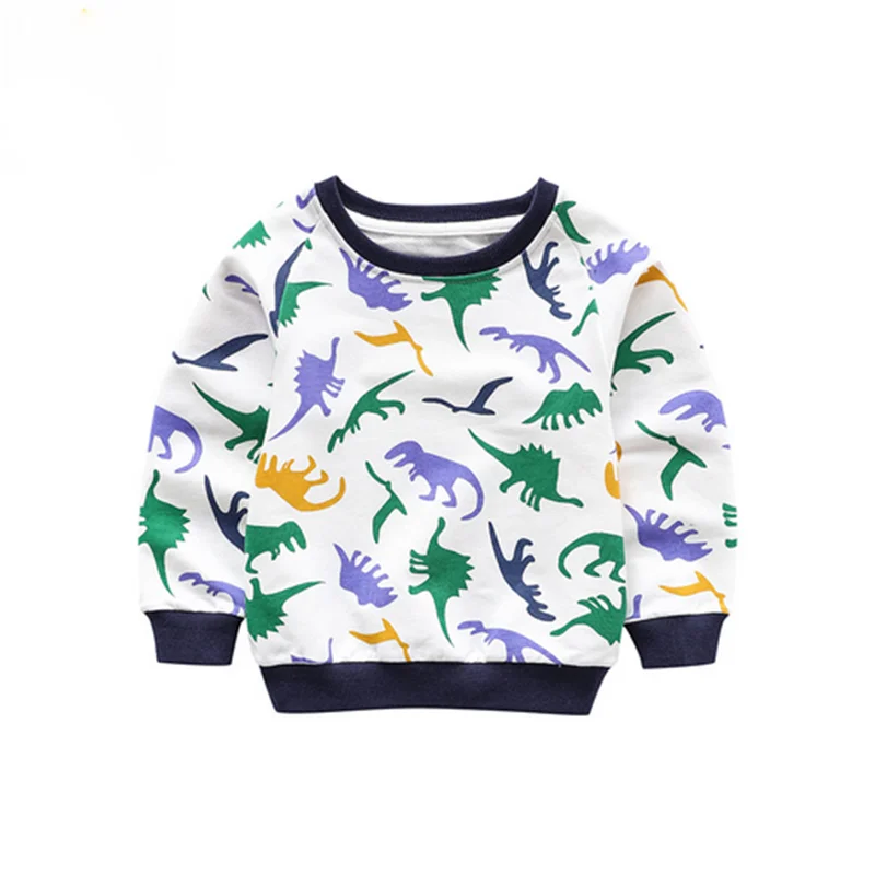WEONEWORLD/Детская куртка с капюшоном и длинными рукавами; толстовки с пони; милая детская одежда с рисунком крокодила; топы; пуловер; толстовка