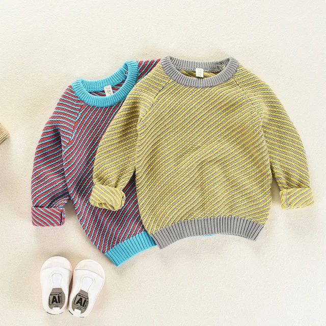 Children Clothing Fashion Baby Boys Girls Knitted Sweaters Clothes