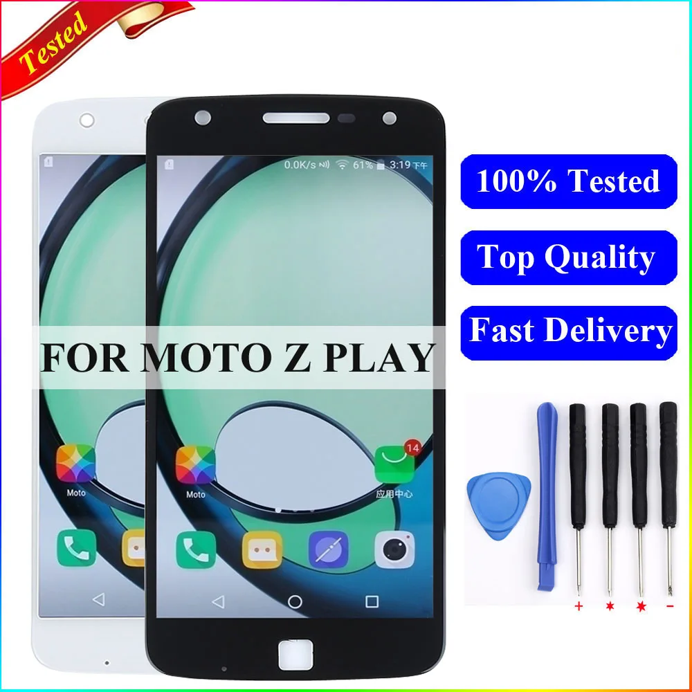 

For Motorola Moto Z Play Droid LCD XT1635-01 XT1635-02 LCD Display Digitizer touch Screen For Moto Z Play Display