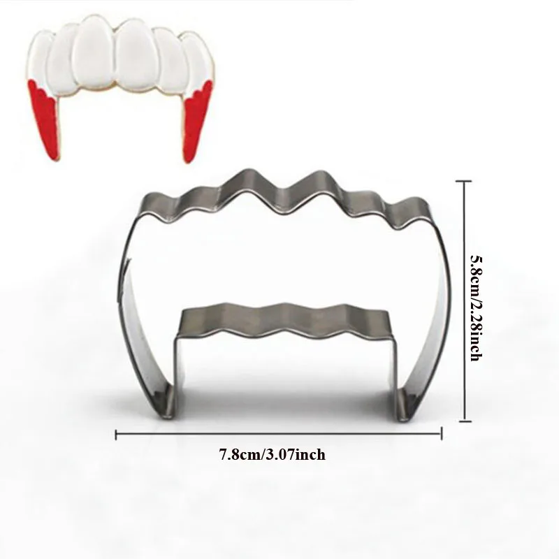 1 шт. patisserie reposteria Хэллоуин гроб призрак зубы летучая мышь металлический резак для печенья, мастики инструменты для украшения торта печенье кондитерские формы