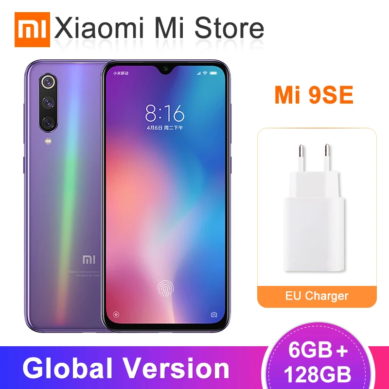 Глобальная версия Xiaomi mi 9 SE 6GB 128GB мобильный телефон Snapdragon 712 Восьмиядерный 5 97