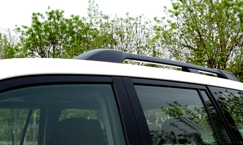 

Top Roof Rack Rails Bars Luggage Carrier Black For Toyota Prado Land Cruiser 150 FJ150 2010-2018