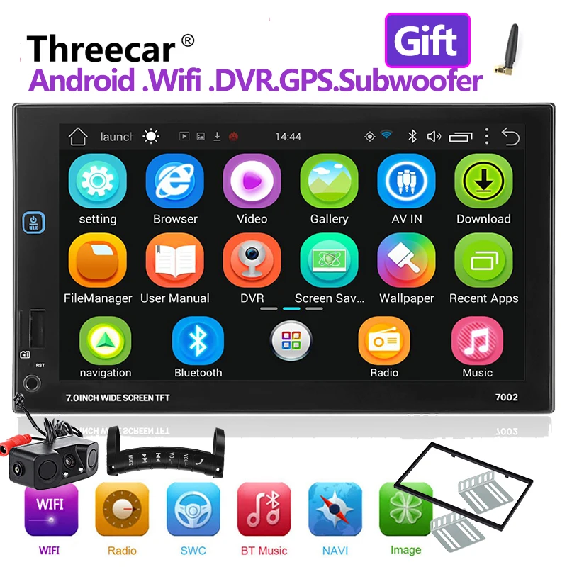 2din font b Car b font font b Radio b font MP5 player Digital Touch screen