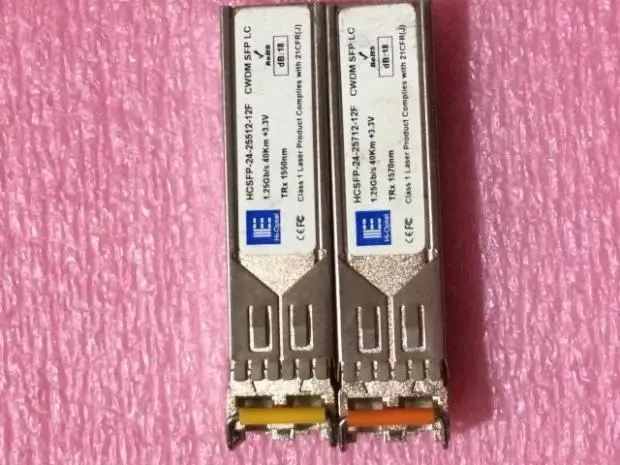 HCSFP-24-25512-12F CWDM SFP LC 1 25G 40 км волоконно-оптический модуль оборудования | Мобильные