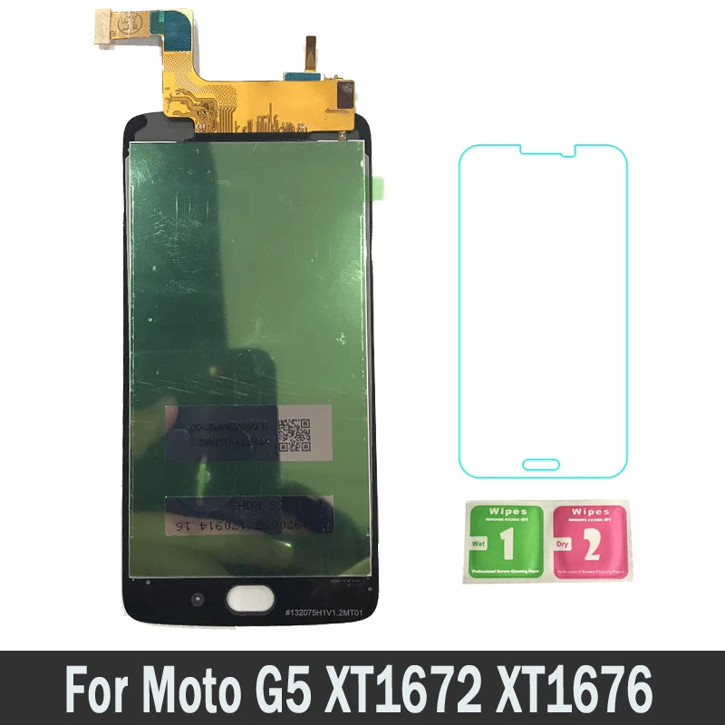 

LCD For Motorola Moto G5 XT1672 XT1676 Display Touch Screen Digitizer Assembly 100% Tested For Moto G5 LCD Replacement Parts