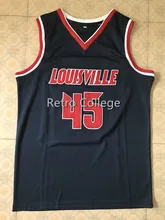 

#45 Donovan Mitchell #45 Louisville Cardinals throwback stitched embroidery basketball jerseys Customize any number and name
