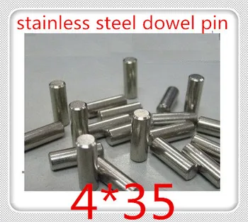

100pcs/lot 4*35 stainless steel 304 dowel pin / location pin /stop pin