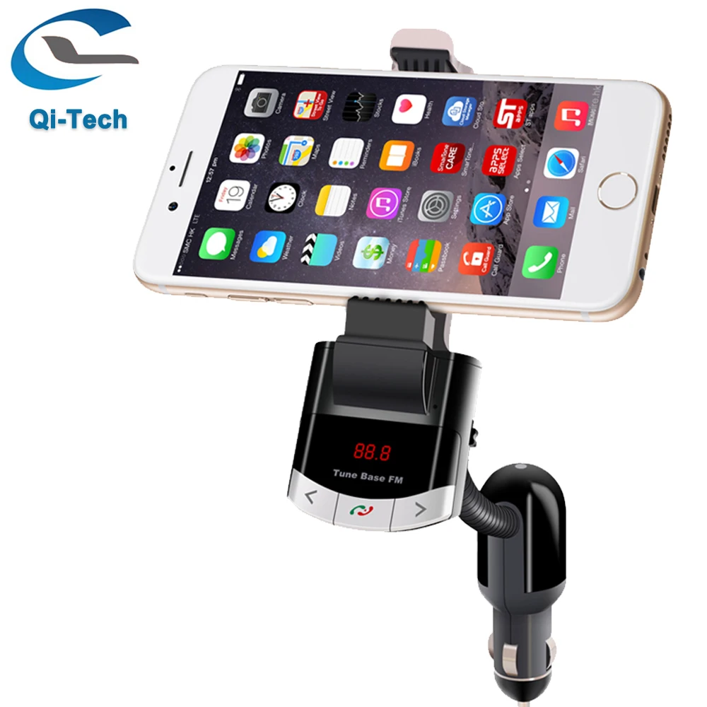 Bluetooth Handsfree Car kit беспроводной FM передатчик спикер мобильный телефон владельца стиль автомобиля mp3-жк жк-поддержка видео-дисплей у диска