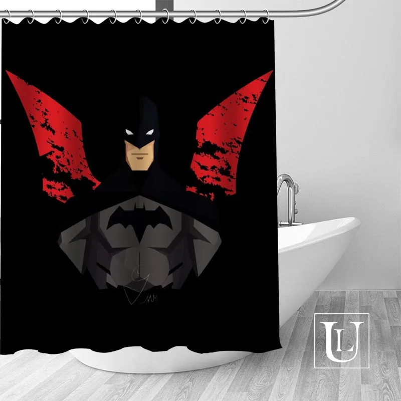 Бэтмен занавеска для душа s на заказ Водонепроницаемая занавеска для ванной комнаты ткань полиэстер занавеска для душа - Цвет: 4