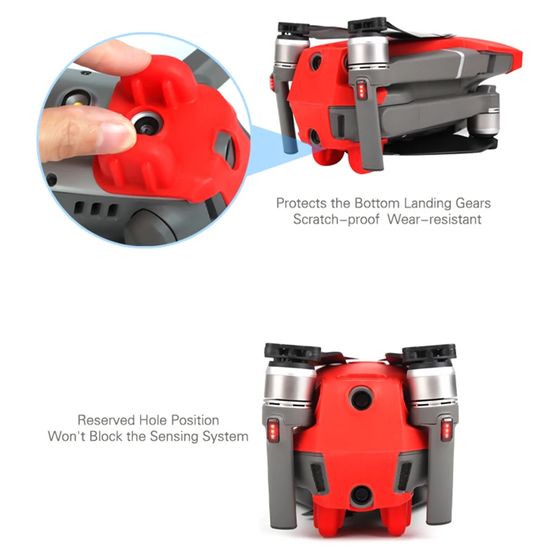 Mavic 2 силиконовый защитный чехол для задней ноги для dji mavic 2 pro/zoom drone аксессуары