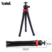 Гибкий Мини Осьминог Мобильный штатив с держатель телефона адаптер для iPhone X смартфон Nikon Canon Gopro Hero DSLR камера