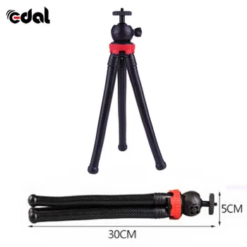 

Portable Flexible Octopus Mobile Tripod With Phone Holder Adapter for iPhone X Smartphone Nikon Canon Gopro Hero DSLR Camera