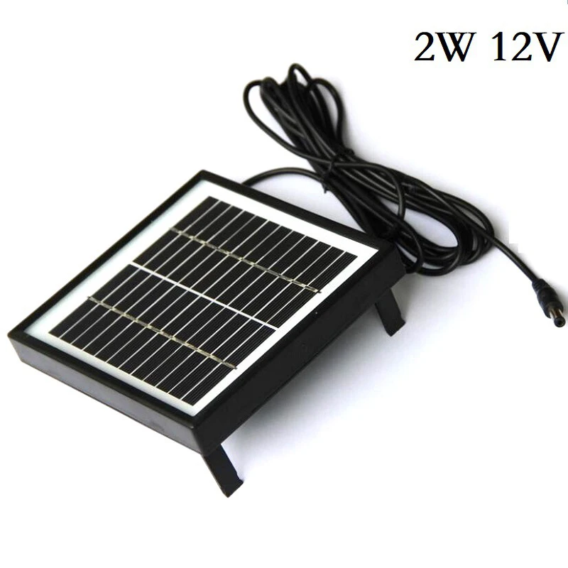 

2W 12V Solar Cell Module Polycrystalline DIY Solar Panel System for 9V Battery Charger TN99