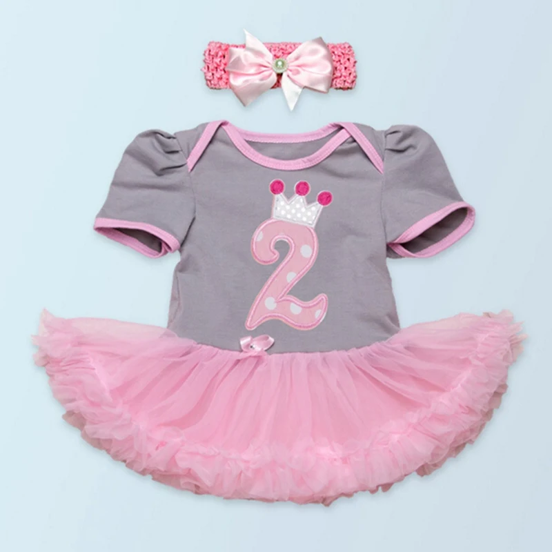 Платье для дня рождения для девочек 2 лет повязка на голову Vestido Bebe roupas infantis menina, праздничные платья для девочек праздничное платье с пышной юбкой для малышей