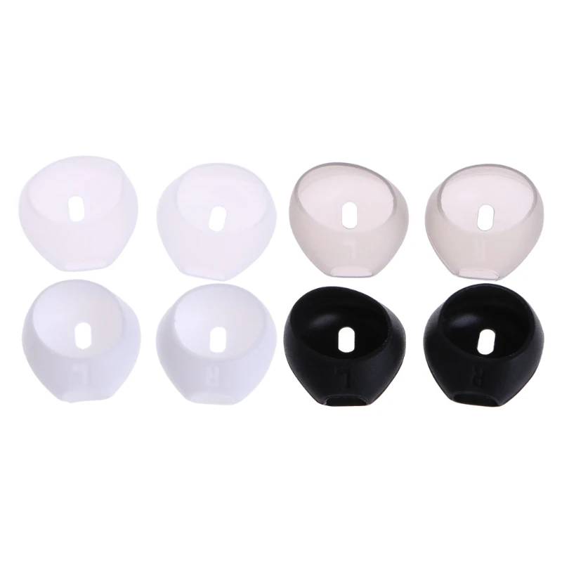 

Silicone Eartip Earphone Earbuds Anti-Lost Ear Cap For Apple Airpods headphone Ear Cushions 4 Color 4 Pairs