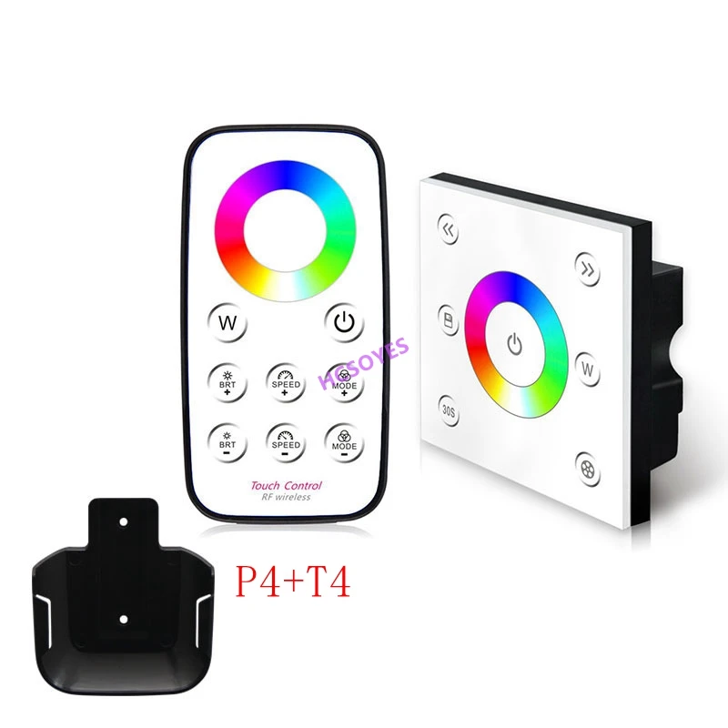 BC P1/P2/P3/P4+ T1 T2 T3 T4 Сенсорная панель контроллер RF пульт дистанционного управления светодиодная лента светильник затемнения/CT/RGB/RGBW Яркость Диммер, DC12V-24V