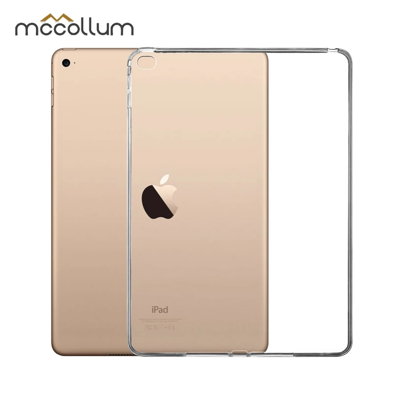 

Soft Silicone Tablet Case For Apple iPad Air 2 Case Ultra-thin Cover For iPad Air2 Cover Back Coque Housing Transparent Bags