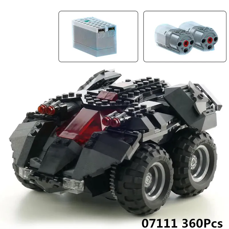 

07111 Compatible Legoing 76112 App-Controlled Batmobile Set Building Blocks Bricks Educational Toys Kids DIY Birthday Gift