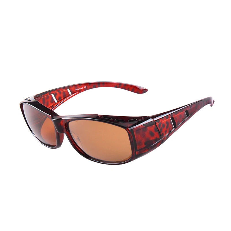 TOPSPORTS Polaroid Sunglasses Fit Over Sun Glasses UV400 protection Men Women myopia frame Eyewear for driving fishing walking