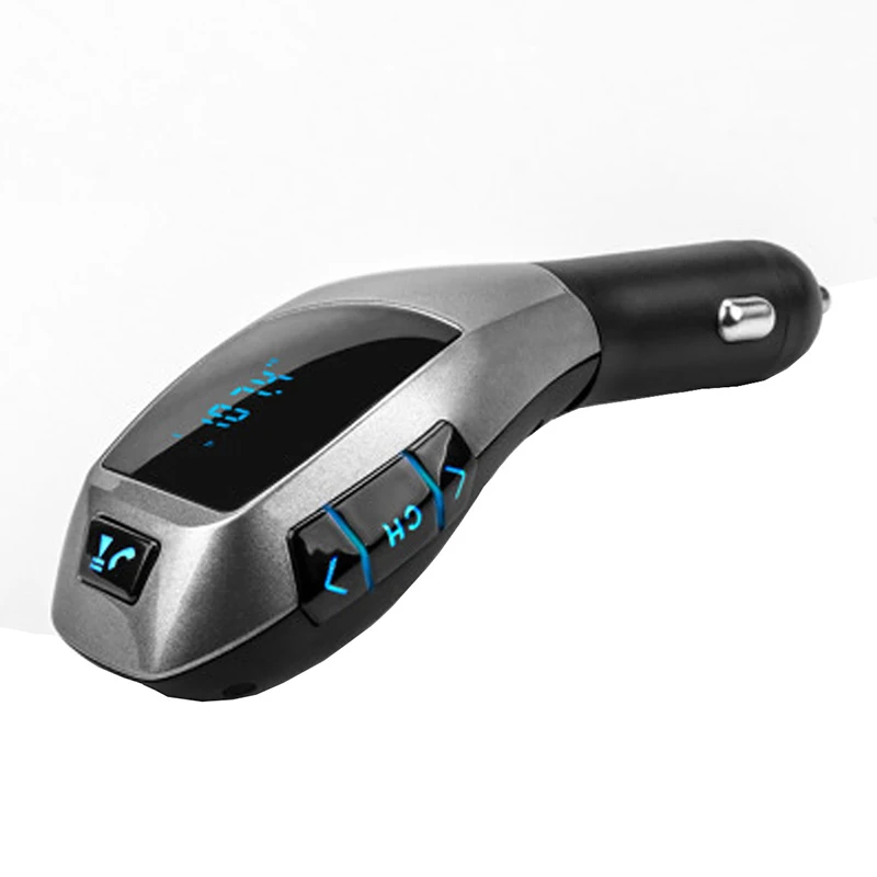 

BINYEAE Bluetooth Car Kit Wireless Fm Transmitter Radio Adapter FM Modulator Handsfree Music Mp3 Usb Player Audio For Smartphone