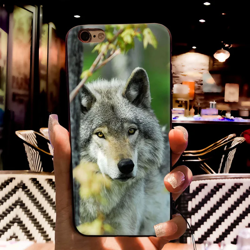 MaiYaCa Running Fierce wolf New Personalized print Phone Accessories Case for Apple iPhone 8 7 6 6S Plus X 5 5S SE 5C Cellphones
