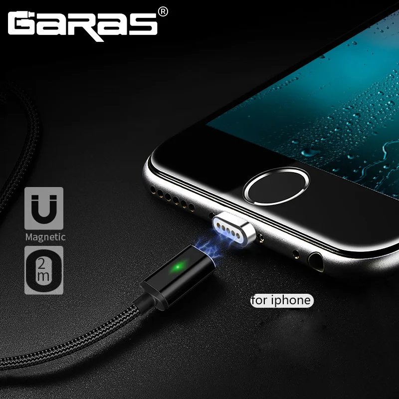 

Magnetic Cable For Iphone /Android Mobile Phone 2IN1 Magnet Mirco USB Cable 2.4A Fast Charger Adapter Wire For Samsung Xiaomi