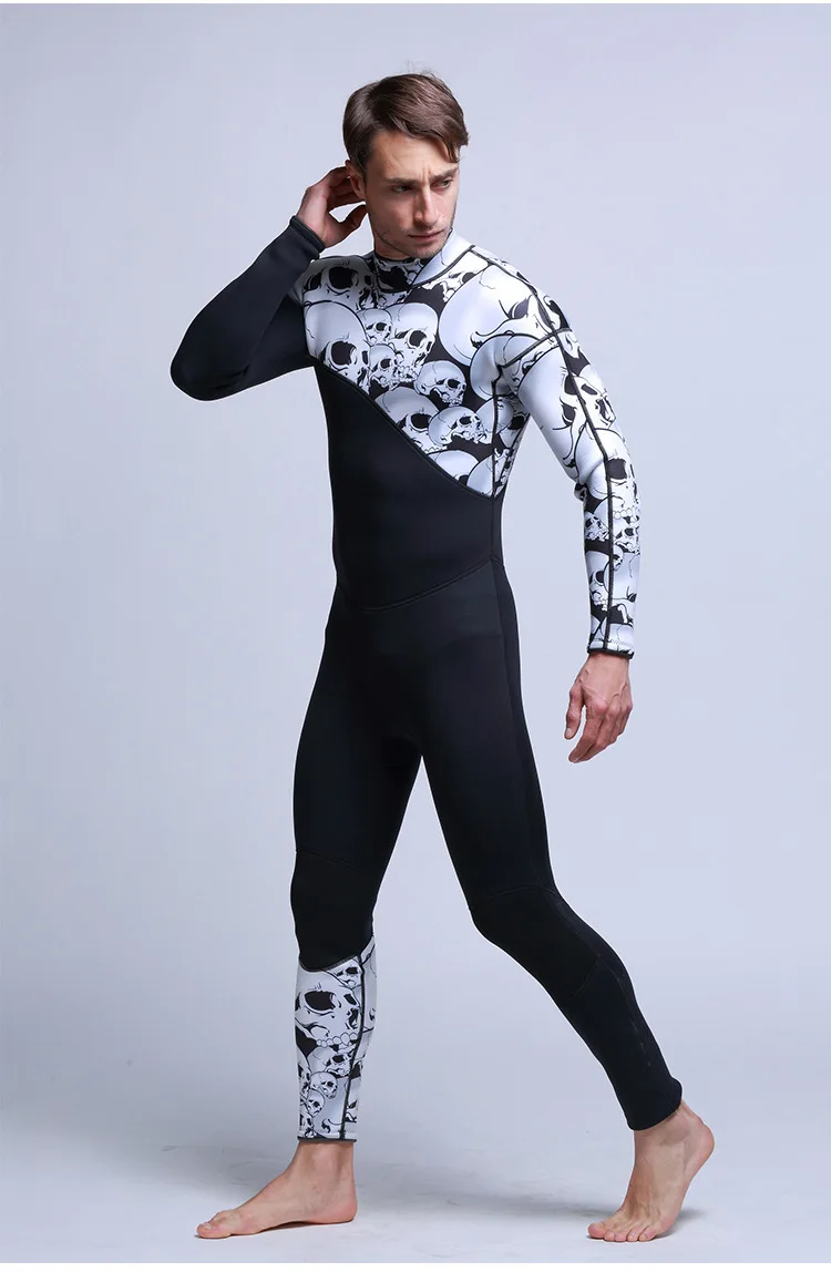 Стиль 3 мм неопреновые гидрокостюмы Цельный полный боди с длинным рукавом для мужчин и женщин серфинг плавание подводные гидрокостюмы - Цвет: 066
