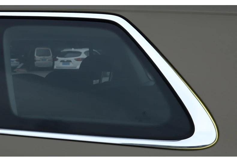 Lsrtw2017 нержавеющая сталь окна автомобиля полосы планки средний столб планки для Skoda Kodiaq интерьер молдинги аксессуары