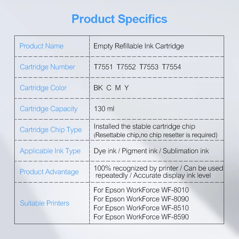 4 цвета/комплект картридж для принтера Epson|ink cartridge refill machine|ink hp 21ink t0711 |