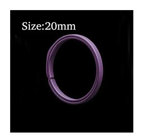 20mm/26mm/33mm Gray TC4 Titanium Alloy Key Ring EDC Outdoor Small Tool Blue Key Ring Accessories 20 purple