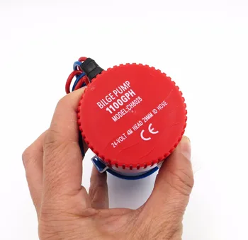 

24V 1100GPH Bilge Pump 2m3/h small DC Submersible water pump for Fountain garden irrigation swimming pool cleaning farming