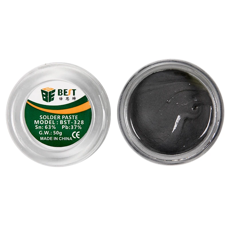 Solder Paste BST-328 50g Strong Lead-containing Silver Soldering Flux PCB BGA SMD Mobile Phones repair Solder Paste Welding flux (1)