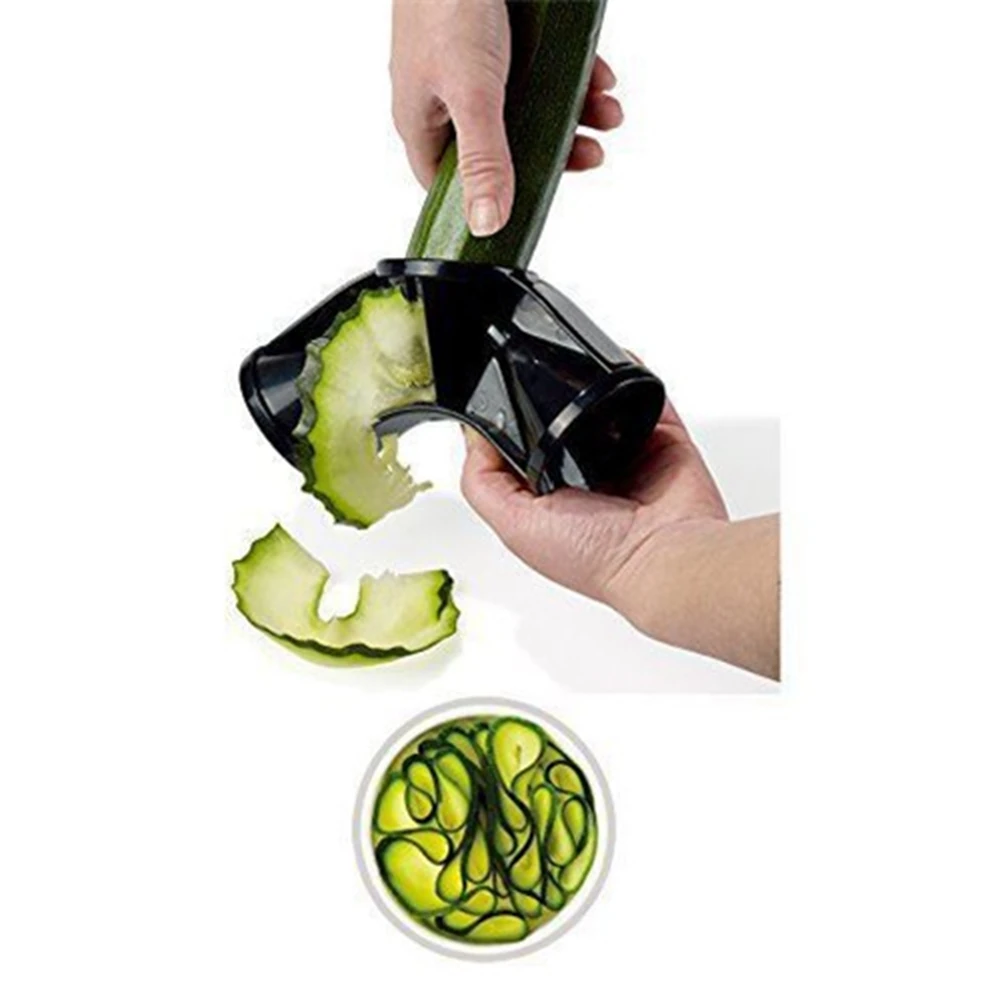 

3 In 1 Vegetable Noddle Cutter Zucchini Pasta Spaghetti Spiral Maker Carrot Cucumber Stripper