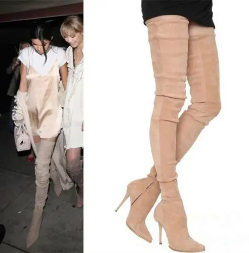 cuissarde daim beige