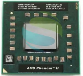 

AMD Phenom II Quad-Core Mobile N970 2.2 GHz Quad-Core Quad-Thread CPU Processor HMN970DCR42GM Socket S1
