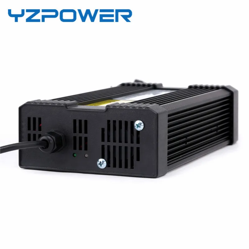 YZPOWER 54,6 V 4.5A 5A 5.5A 6A 6.5A 7A 7.5A 8A литий-ионный Lipo зарядное устройство Выход DC вход 100-240V