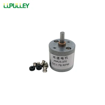 

LUPULLEY 25GA GM25 GearBox for DC Gear Motor Ratio 1:4.4/1:9.6/1:35/1:78/1:103/1:171/1:226/1:377/1:500 Metal Gear in Toy Car