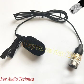 

High Quality Black Hypercardioid Tie Clip Lapel Microphone Mic Mike for Shure Audio Technica Sennheise MiPro Wireless System