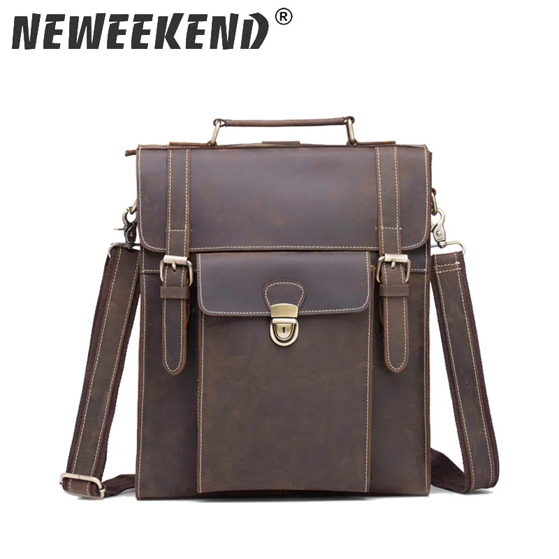 

Neweekend Brand Waterproof 15.6 Inch Laptop Backpack Men Leather Backpacks For Teenager Men Casual Daypacks Mochila Male 2106