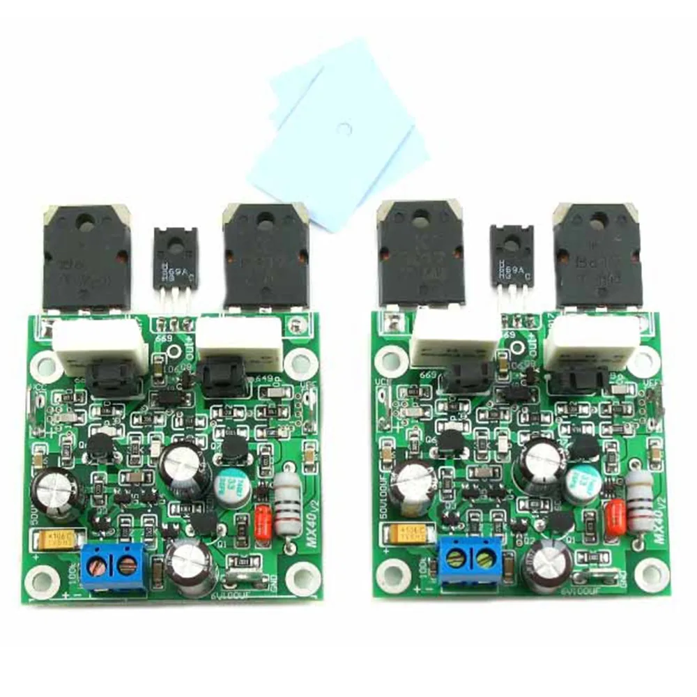 

MX40 Power Amplifier Finished Board Two Channels Two Boards Stereo By LJM