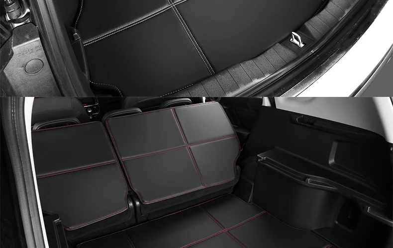 Водонепроницаемый загрузки + на заднем сиденье ковры прочный специальные багажнике автомобиля коврики для Kia Opel Nissan Smart Mitsubishi Jeep Cadillac