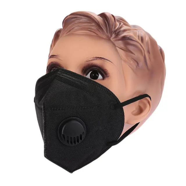 Riding Mask Black Gas Filter Breathable Head Respirator Filter Cloth Air Filter Anti-Dust Mask Face