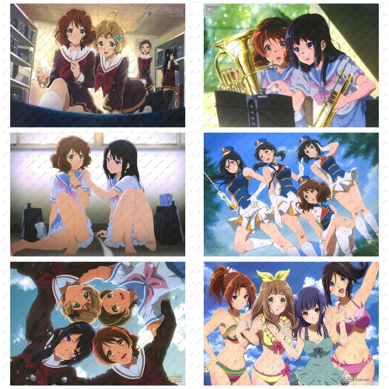 

Sound! Euphonium White kraft poster Poster wall sticker Japanese Anime Poster Decorative paintings