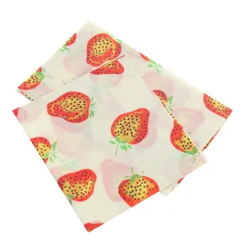 

3 Pcs Organic Cotton Fabric 3 Different Sizes Cotton Cloth Food Wrap for Coffee Shop Home Kitchen