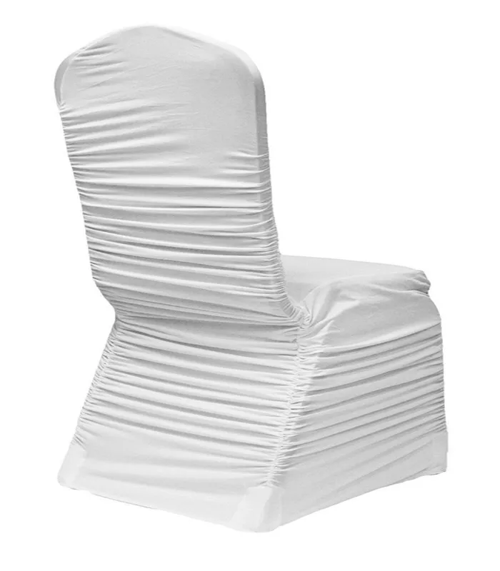 Free Shipping !!!!! 100pcs/lot white drape Chair Cover Spandex Lycra